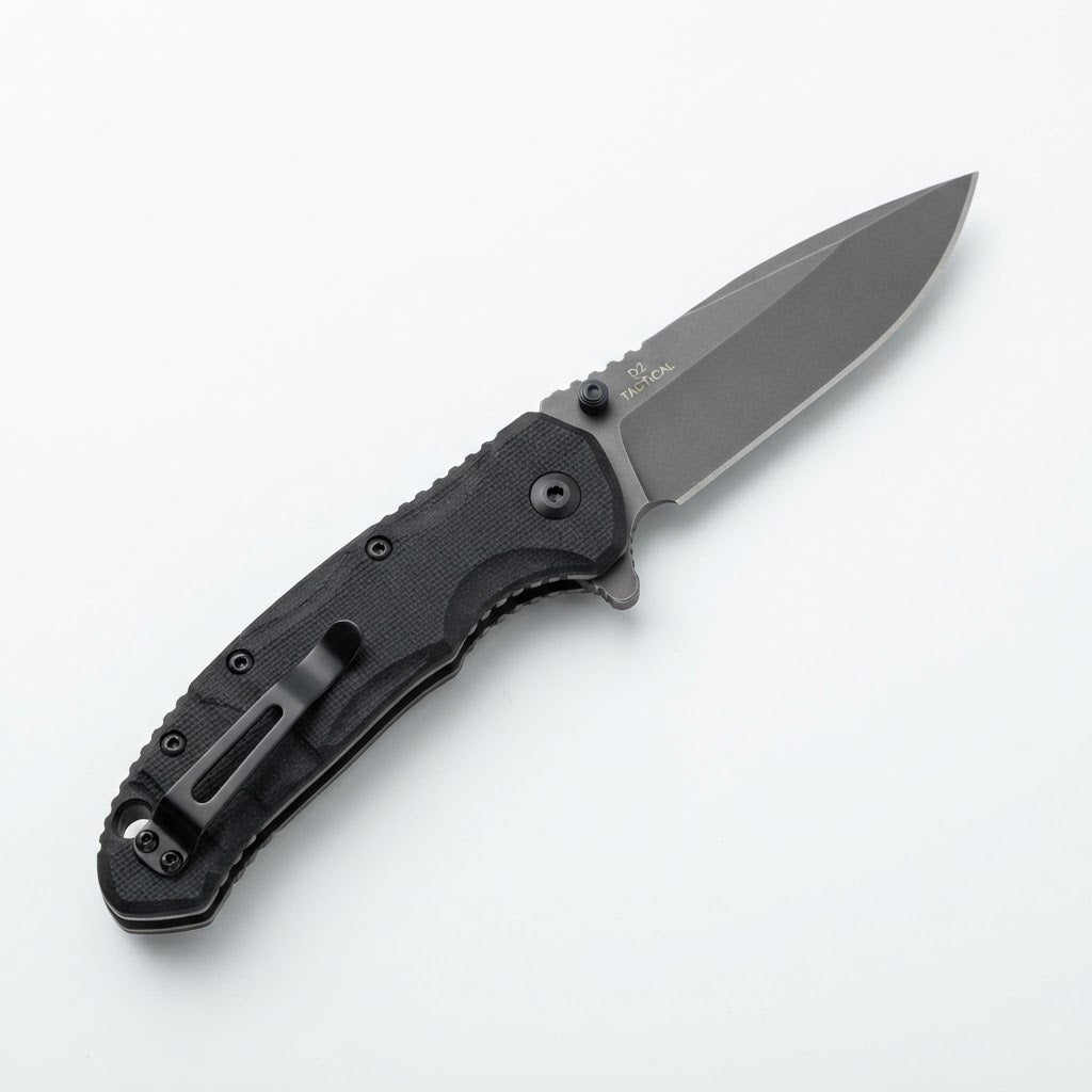 D2 Steel Tactical Folding Knife