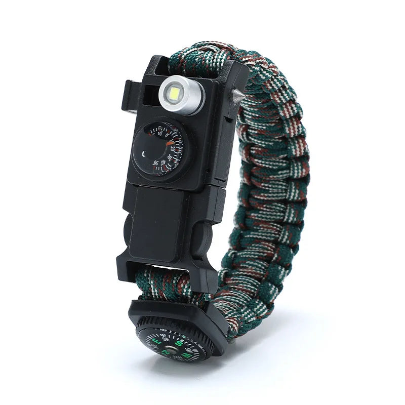 New Style Outdoor First Aid Kits Waterproof Compass Multi-function Outdoor Tools Emergency 4mm Paracord 550