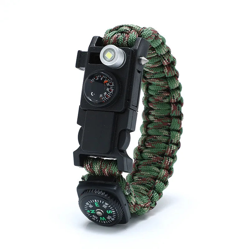 New Style Outdoor First Aid Kits Waterproof Compass Multi-function Outdoor Tools Emergency 4mm Paracord 550