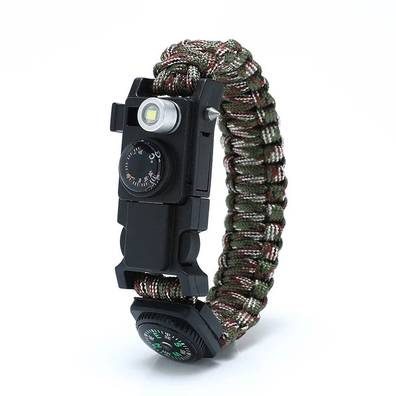New Style Outdoor First Aid Kits Waterproof Compass Multi-function Outdoor Tools Emergency 4mm Paracord 550