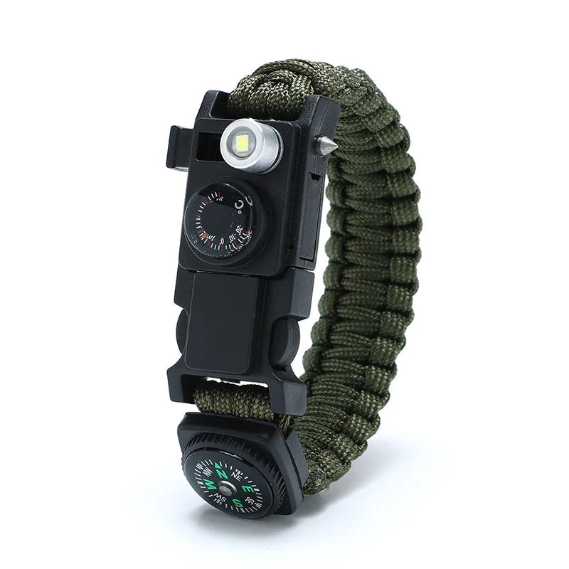 New Style Outdoor First Aid Kits Waterproof Compass Multi-function Outdoor Tools Emergency 4mm Paracord 550
